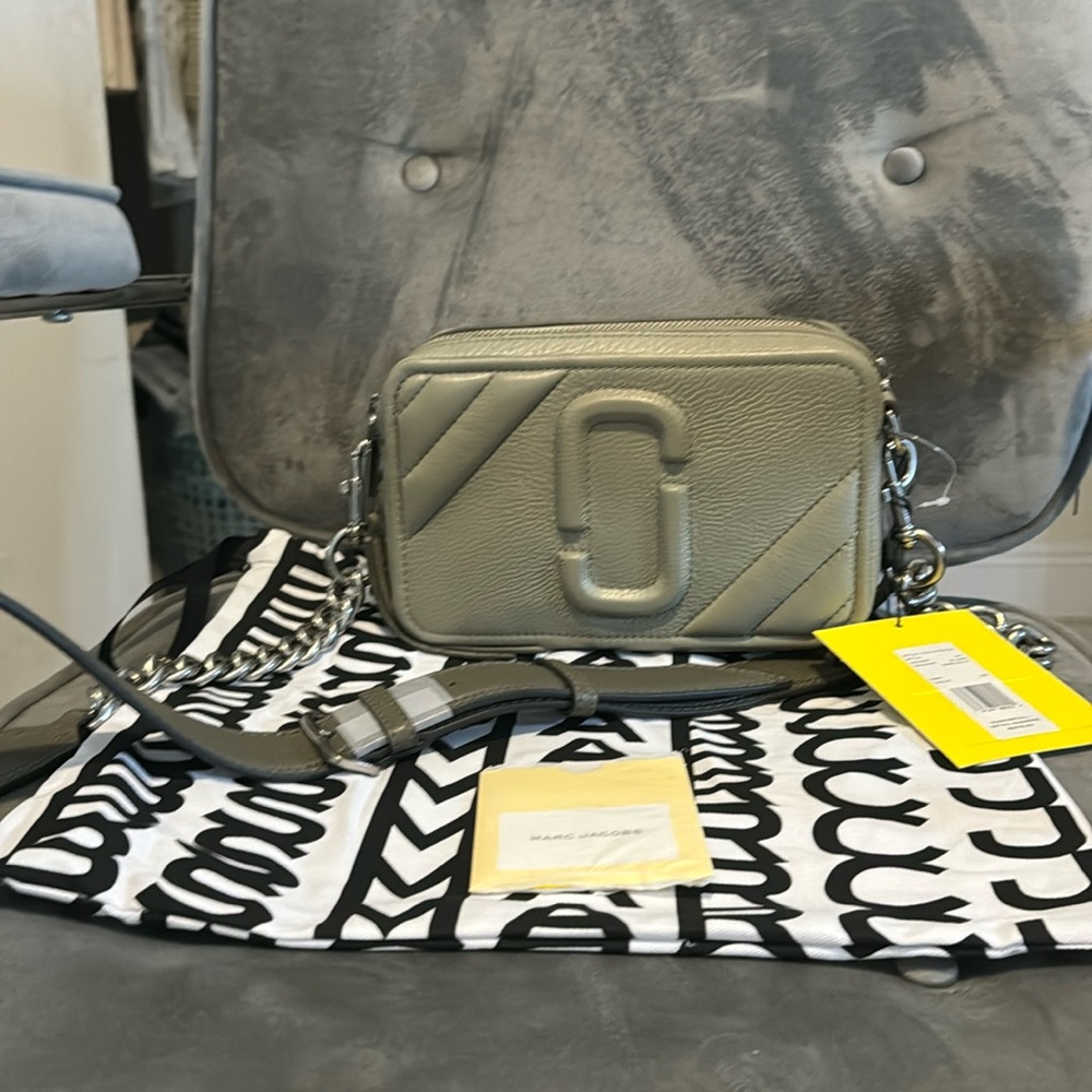 NWT MARC Jacobs moto Shot 21 in grey- willing to trade